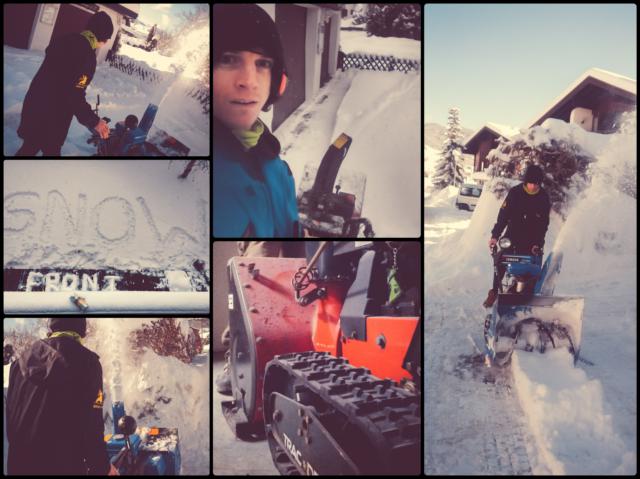 keeping the yard free of snow